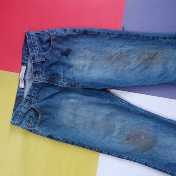 Vintage MADE IN CANADA IKEDA GENUINE CLASSIC Denim Jeans UNISEX DAD STYLE - Picture 4 of 11